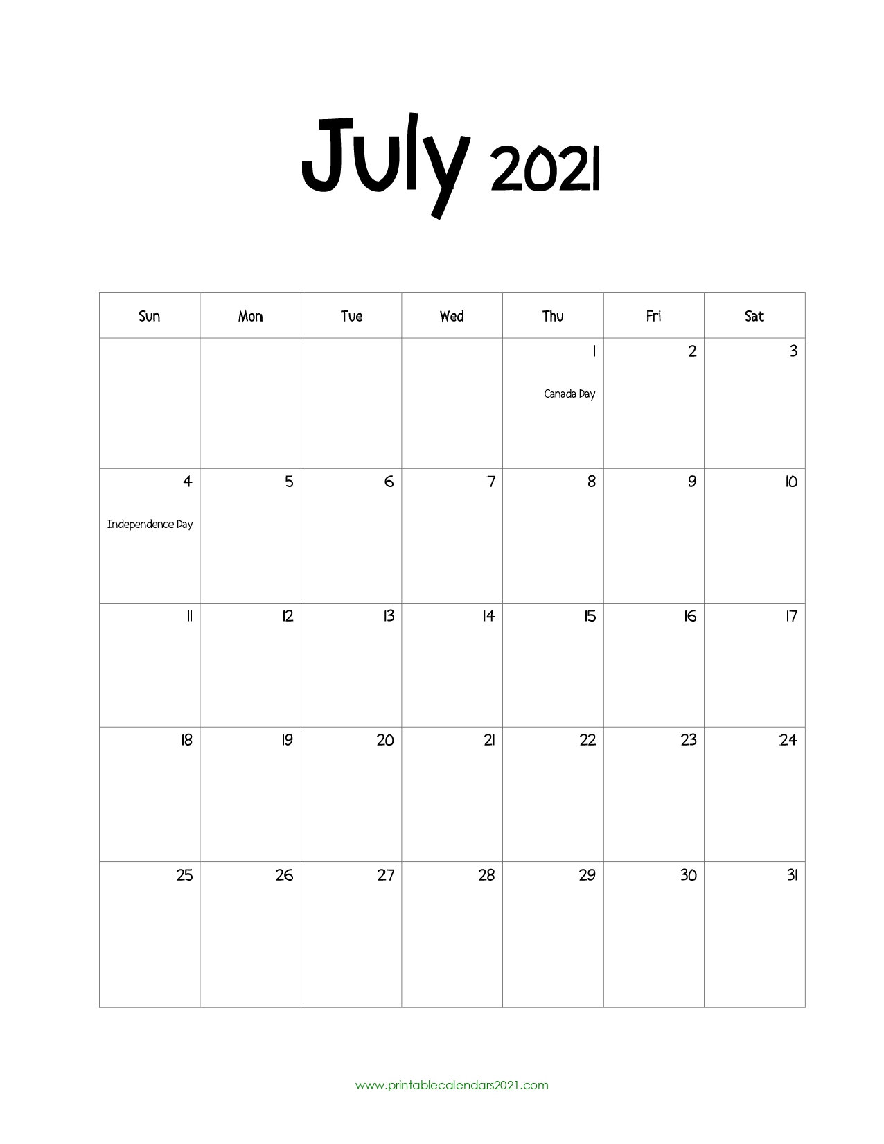 Take General Blue Calendar July 2022