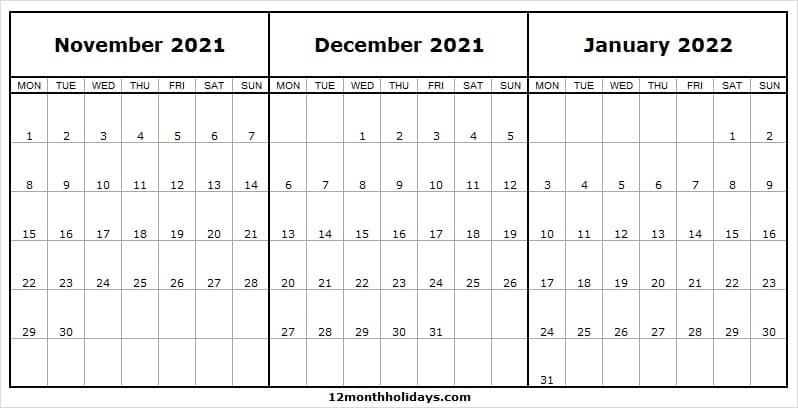 Take January 2022 Calendar Of Events