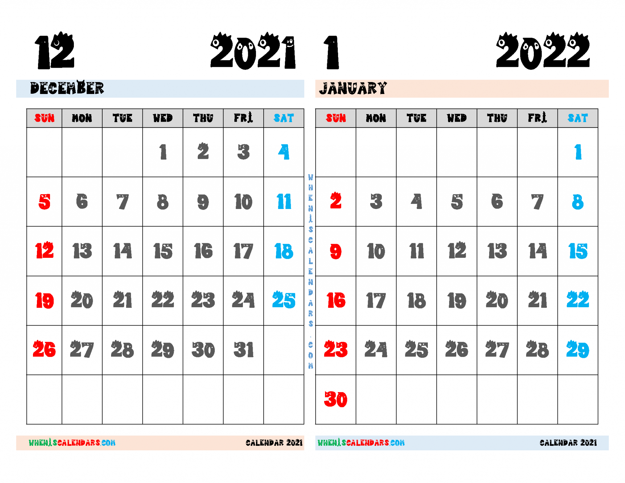 Take January 5 2022 Calendar
