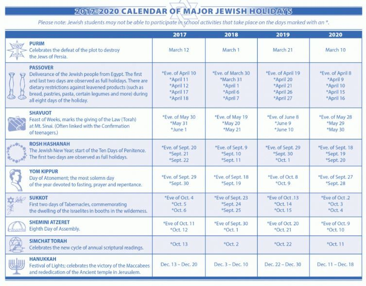 Take Jewish Calendar January 2022