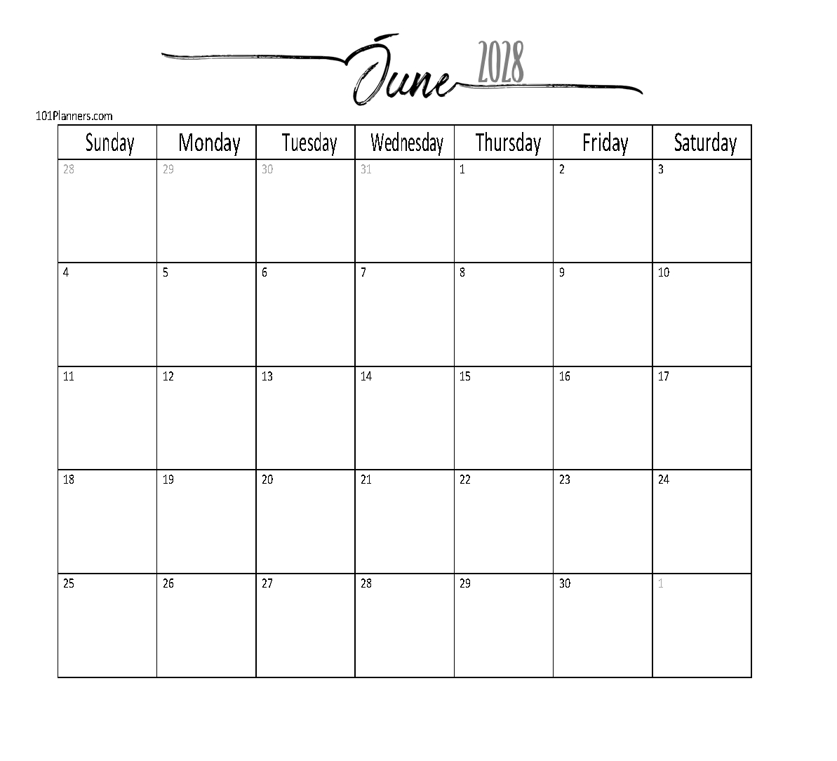Take June 2022 Calendar Editable