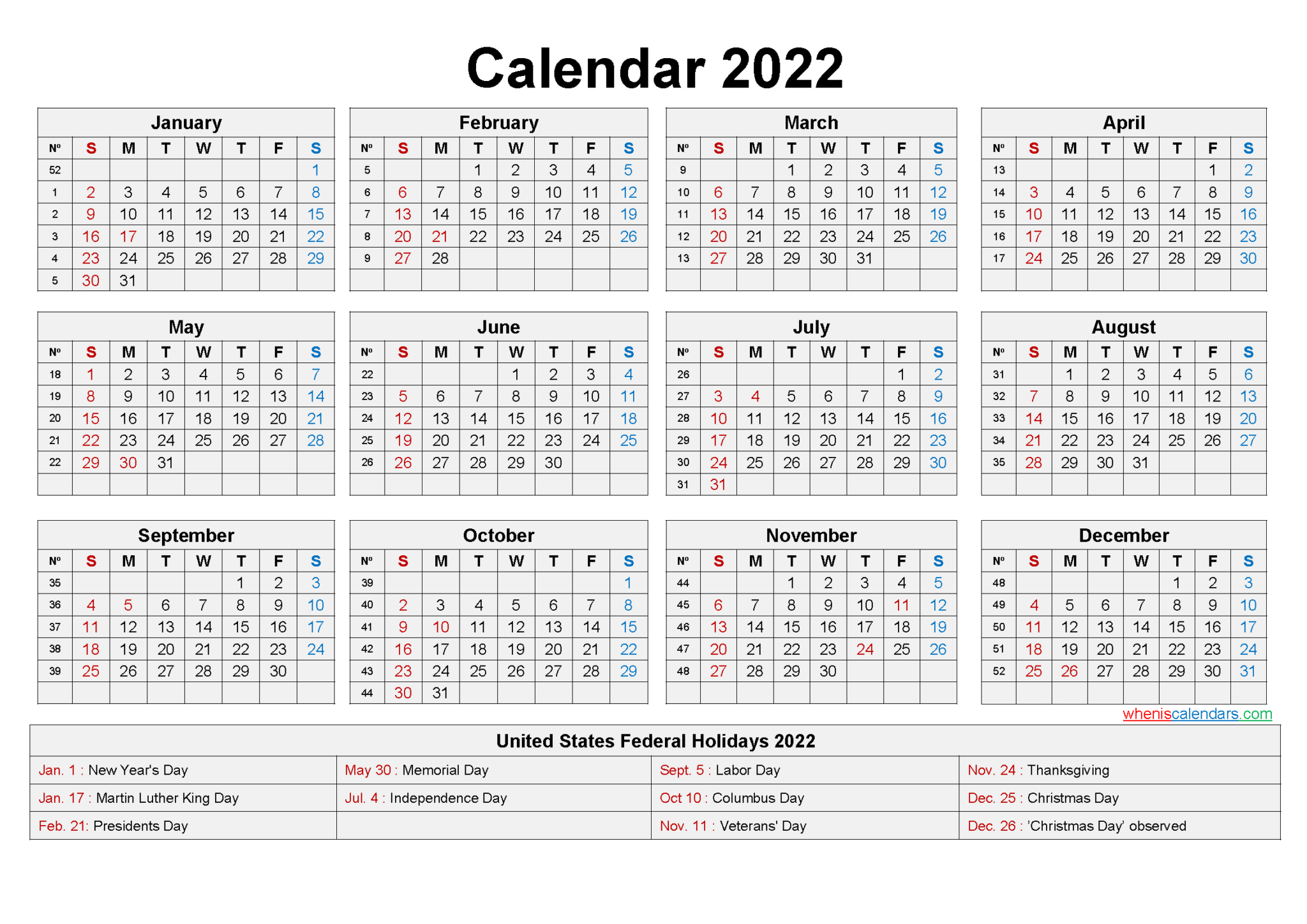 Take June 2022 Calendar Nz