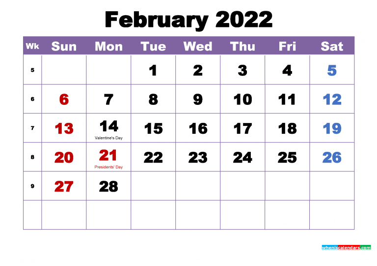 Take Lala Ramswaroop Calendar 2022 February