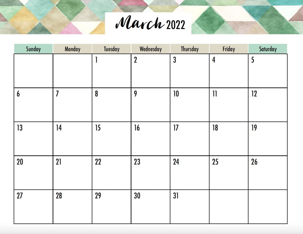 Take Lunar Calendar 2022 March