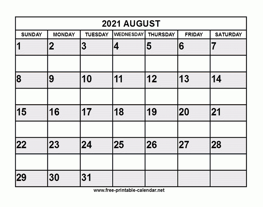 Take Show Calendar For August 2022