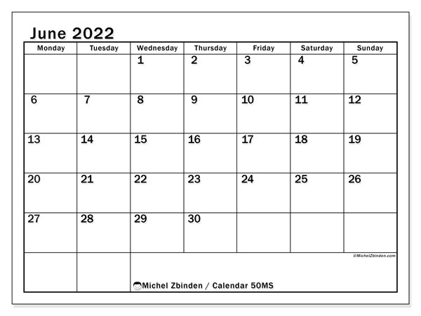 Take Sporting Calendar June 2022