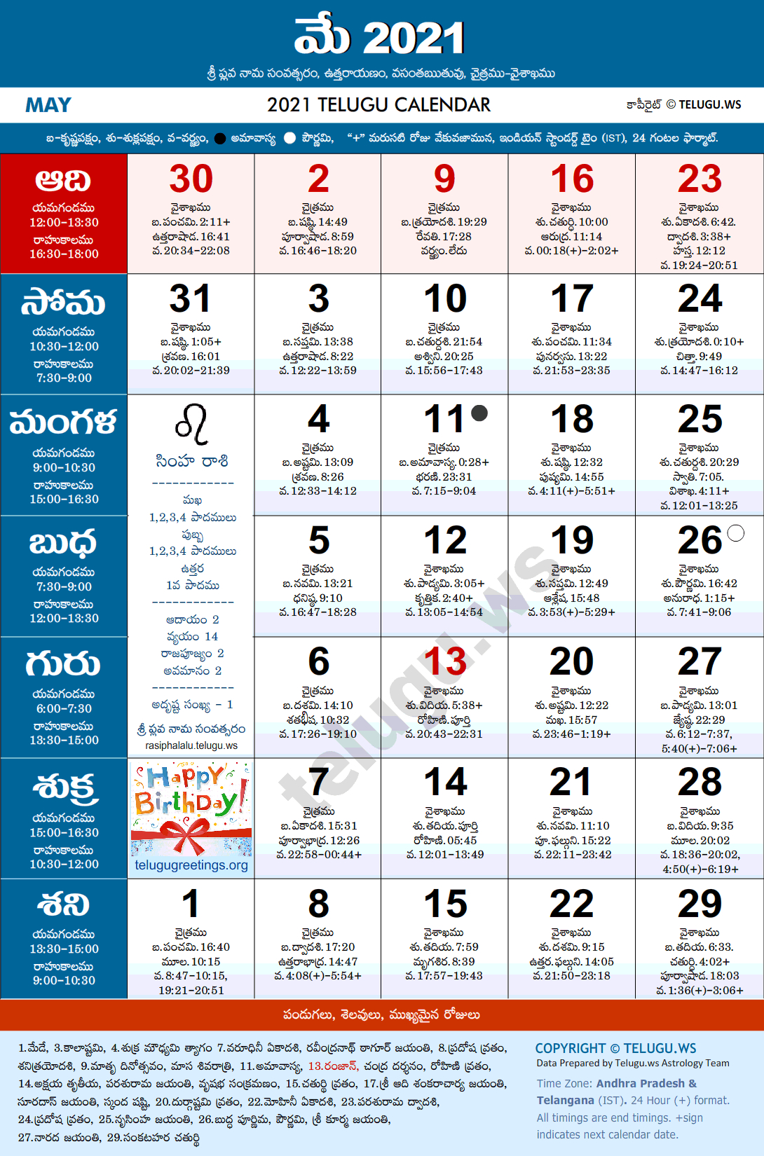 Take Telugu Calendar 2022 January Sankranti
