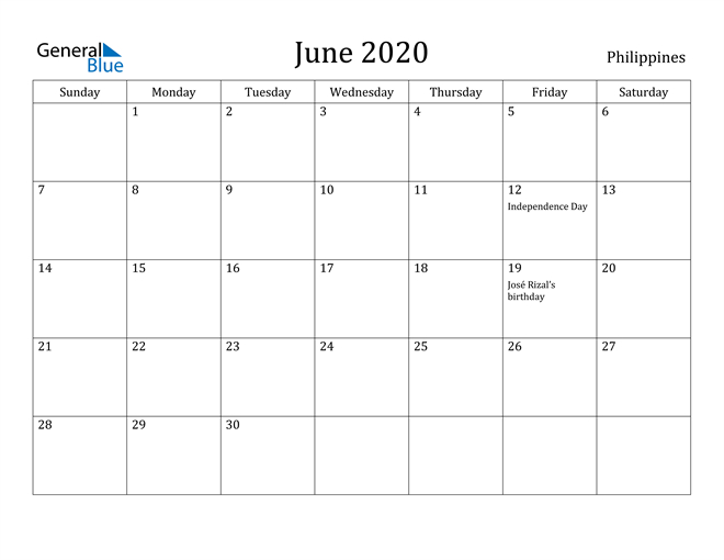 Catch Islamic Calendar For June 2022