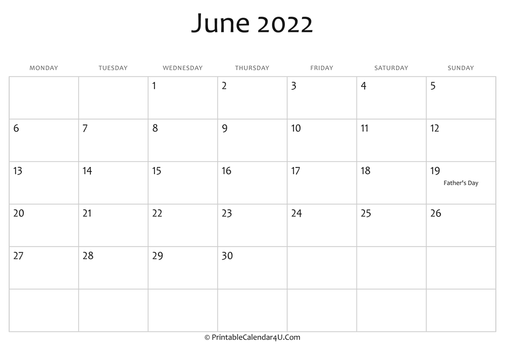 Pick June 2022 Indian Calendar