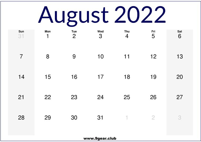 Take Calendar 2022 June And July